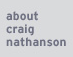 about craig nathanson